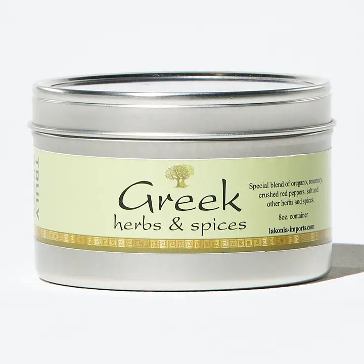 TRULY GREEK Herbs & Spices Tin